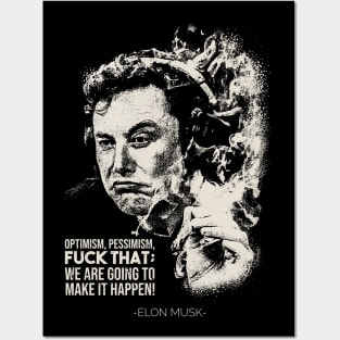 Elon Musk Quotes Posters and Art